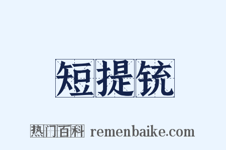 短提铳是什么意思的图片